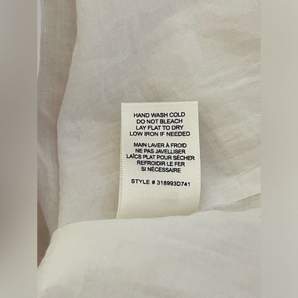 Dress LA VIE REBECCA TAYLOR BEIGE EMBROIDERED SIZE LARGE - Picture 3 of 12